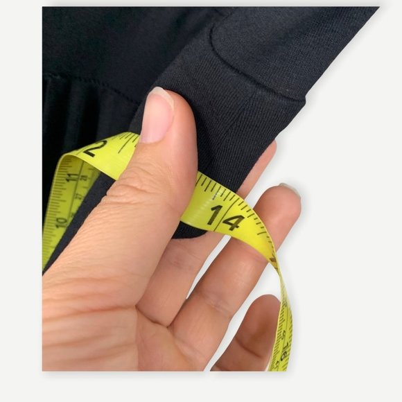 Eileen Fisher Black Long Sleeve Fit Flare Casual Dress Small Petite - Picture 8 of 12